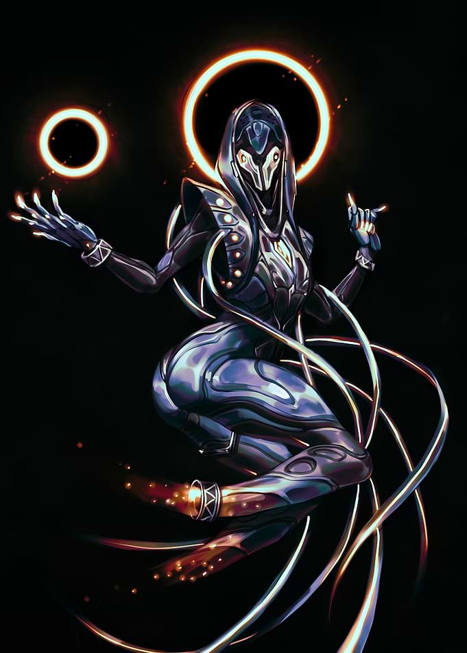 Wisp Warframe Digital Art