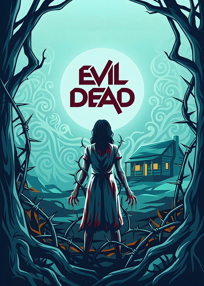 Evil Dead Horror Movie Poster Art