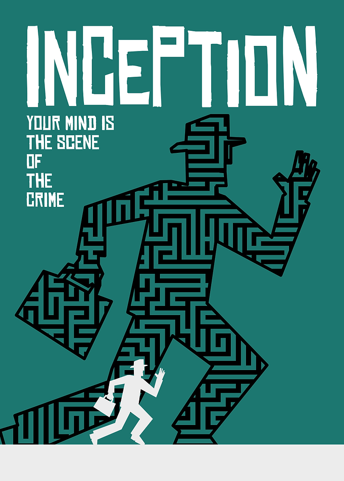 Inception Minimalist Movie Poster