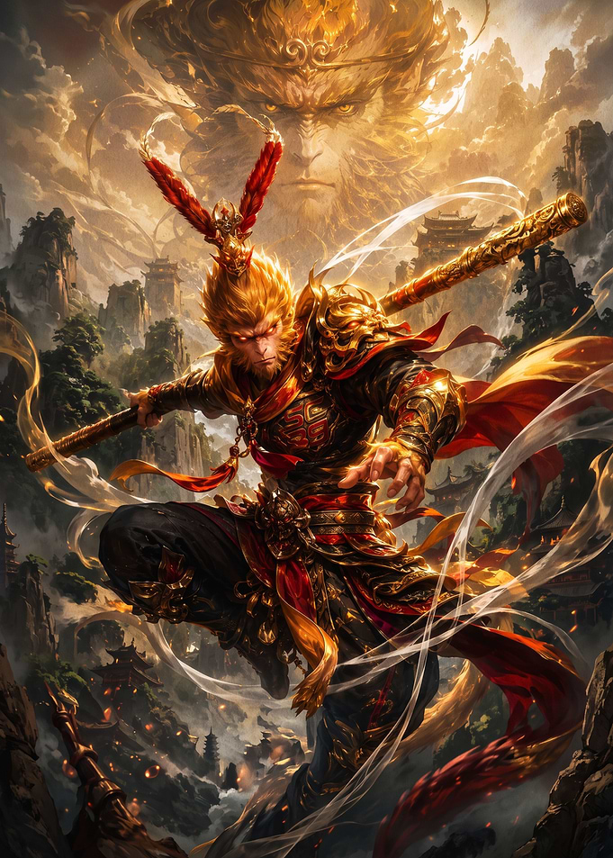 Sun Wukong Monkey King Warrior