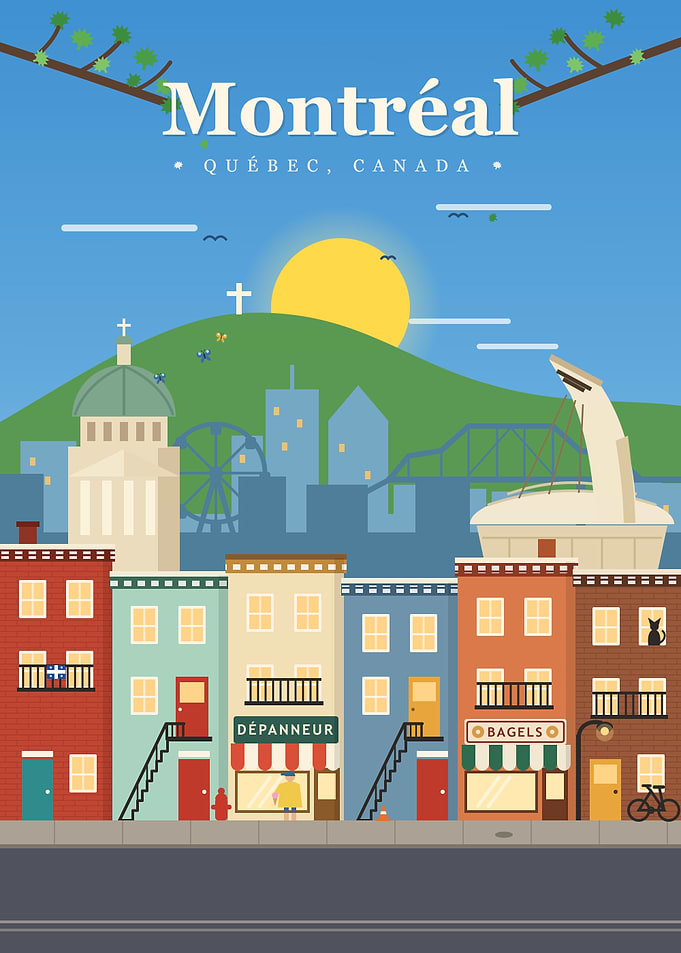 Montréal in Summer - City Skyline