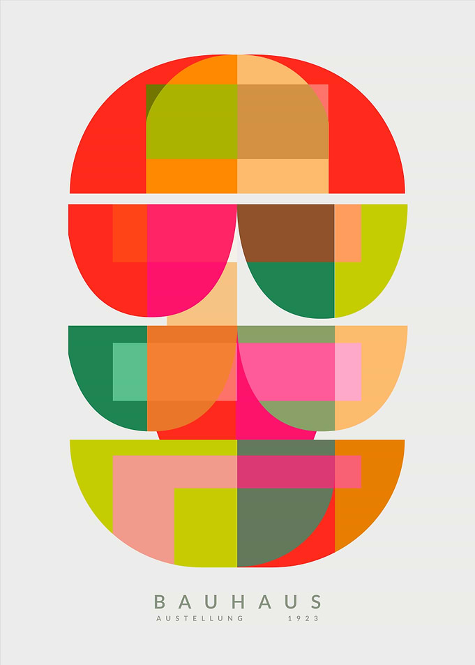 Bauhaus | Abstract Colorful V