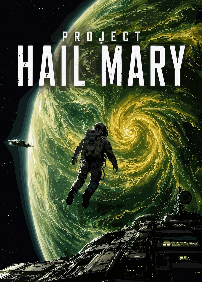 Project Hail Mary Space Poster
