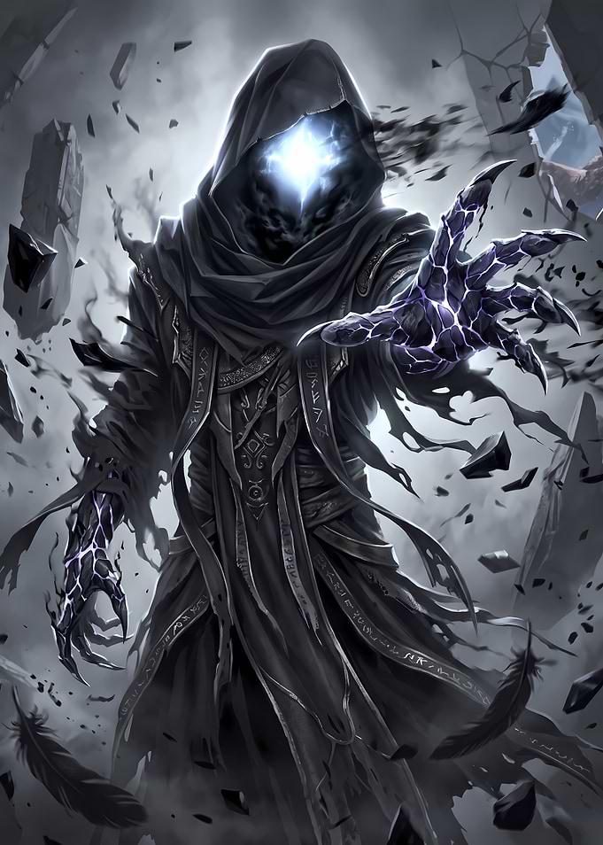 Wraith Void Dark Sorcerer Casting Magic