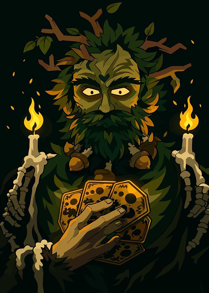 Leshy from Inscryption Game Art