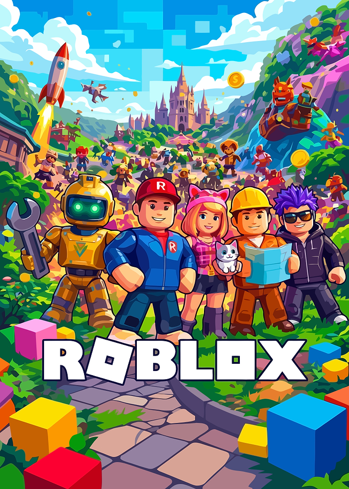 Roblox Vibrant Adventure Game Poster