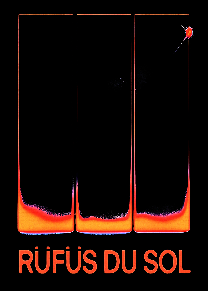 RÜFÜS DU SOL Minimalist Band Poster