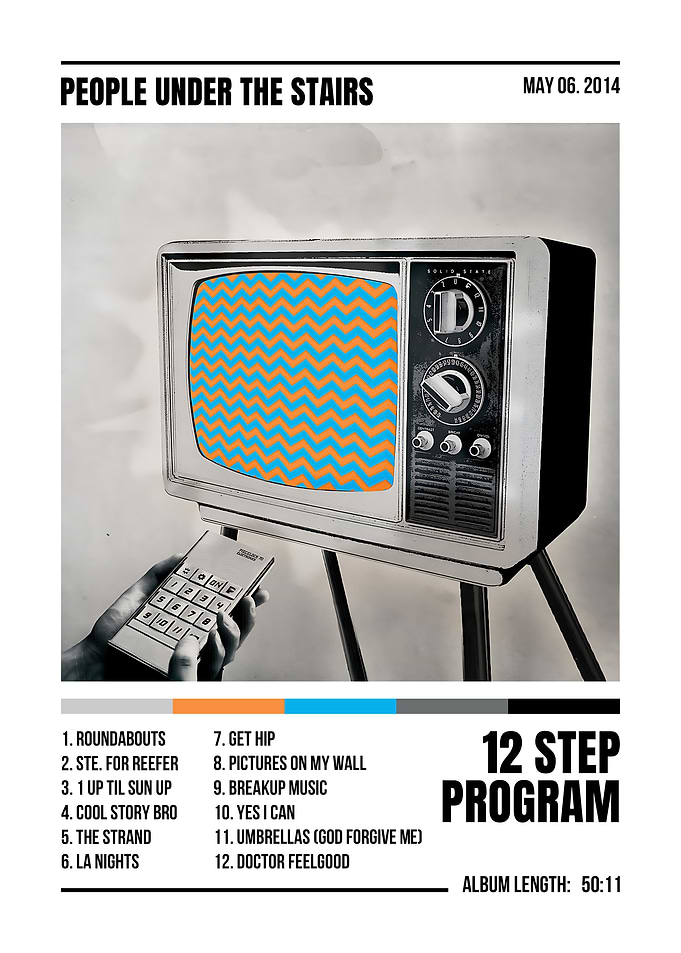People Under The Stairs 12 Step Program Poster