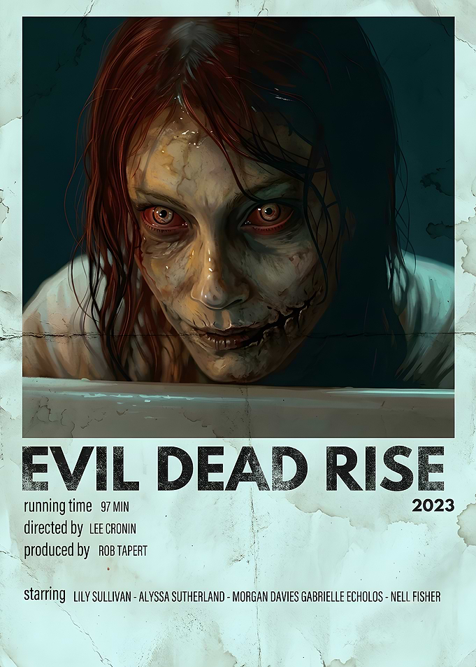 Evil Dead Rise Minimalist Movie Poster