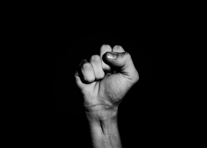 Raised Fist Symbol of Resistance