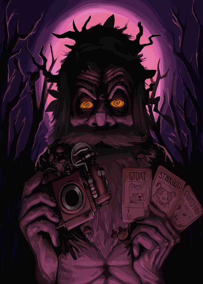 Leshy from Inscryption Card Game