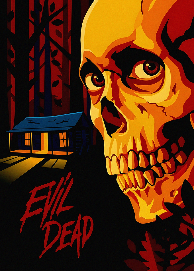 Evil Dead Horror Movie Poster