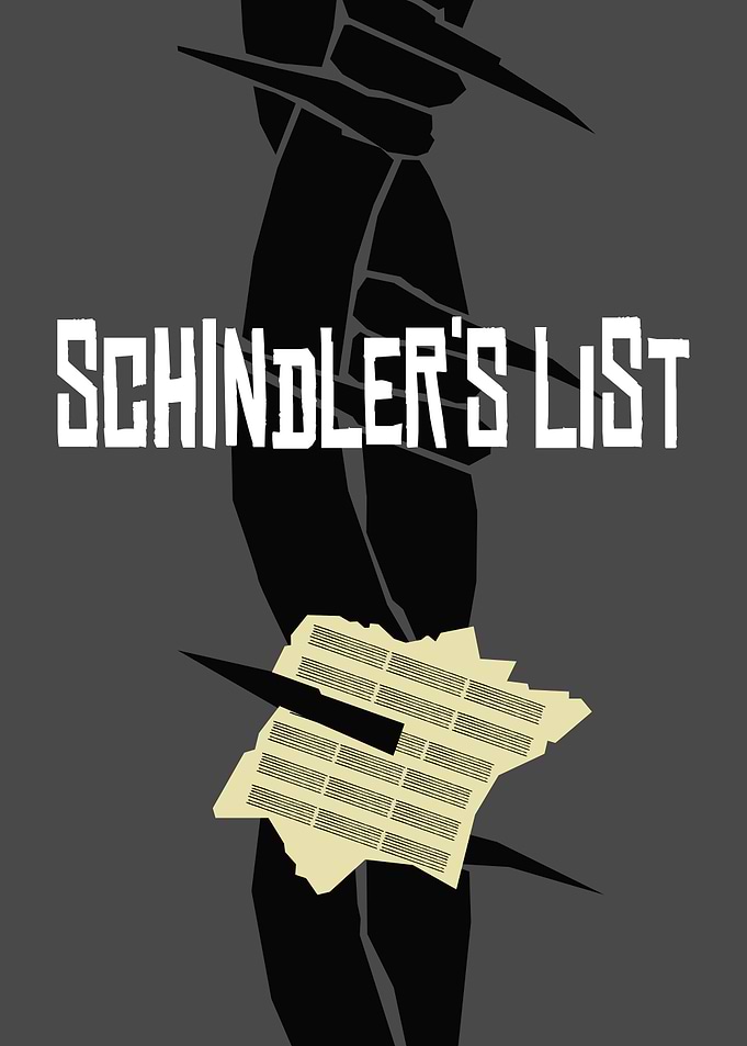 Schindler's List Minimalist Movie Poster