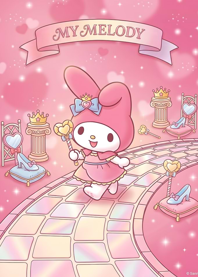 My Melody Princess Fantasy Illustration
