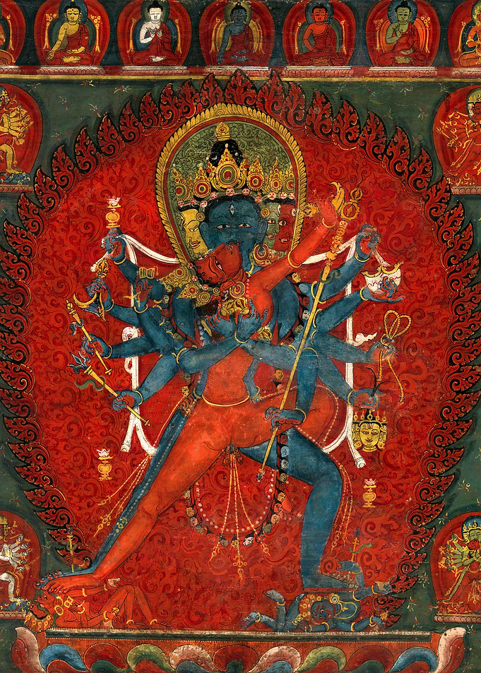 Chakrasamvara and Vajravarahi - Nepal, Kathmandu Valley - 1575–1600