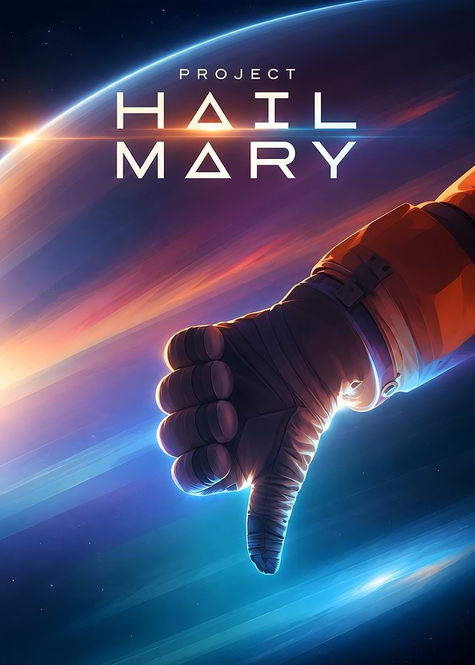 Project Hail Mary Space Poster