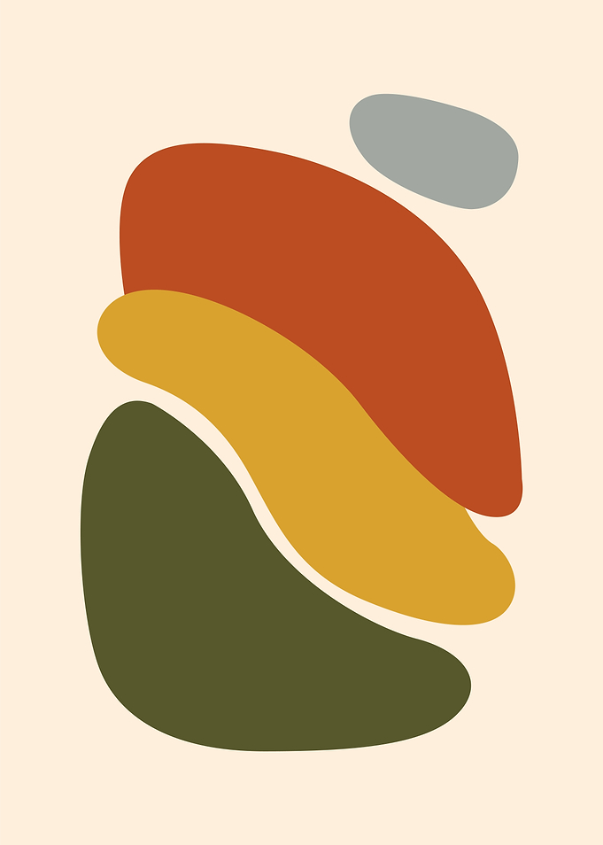 Minimalist Abstract Organic Shapes