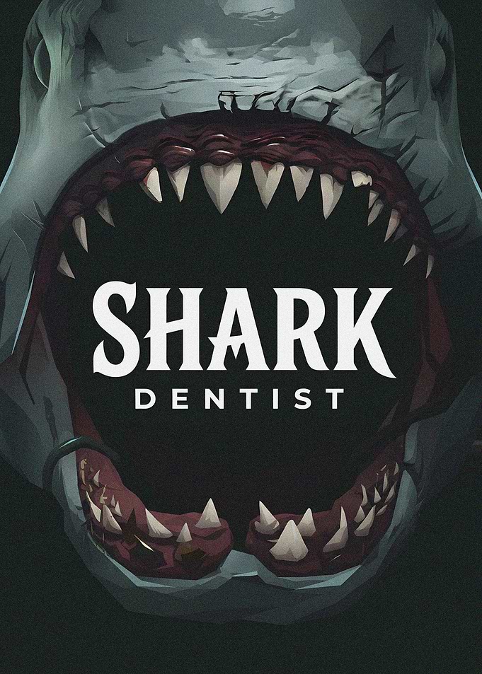 Shark Dentist Graphic Poster