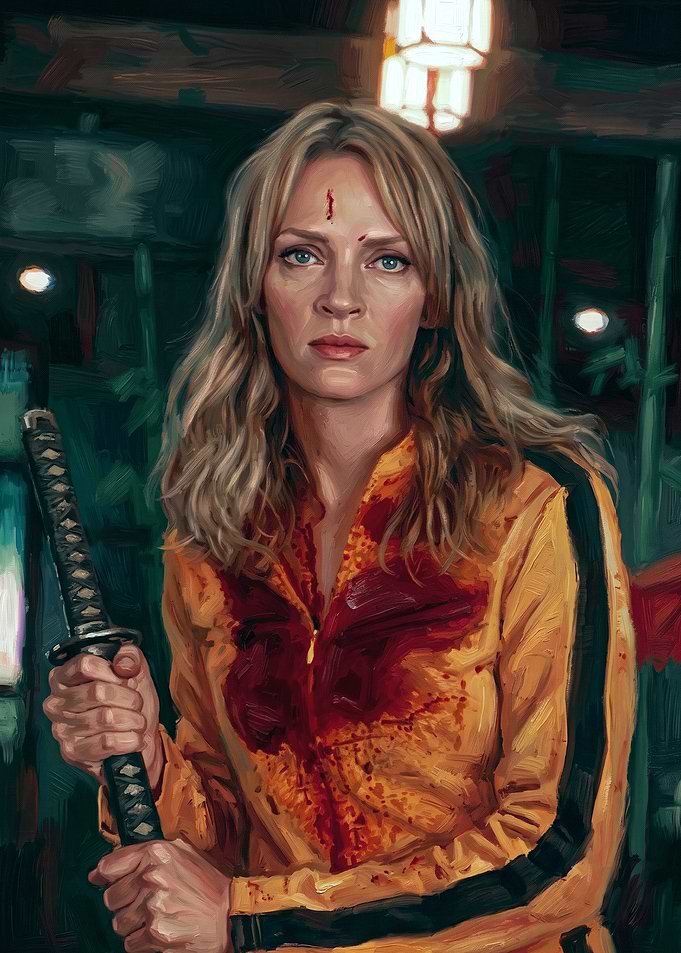 The Bride Kill Bill Portrait