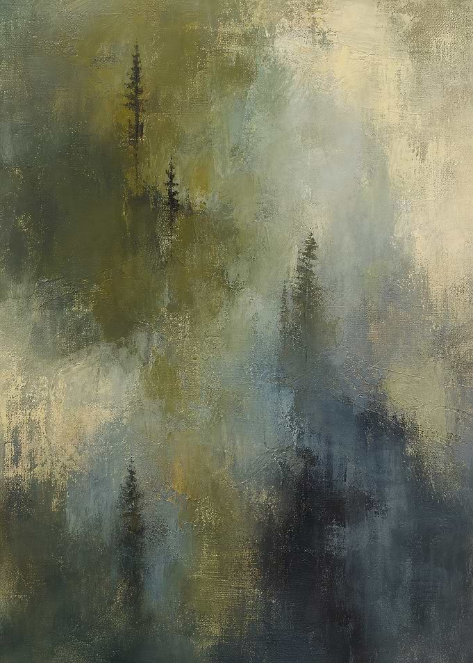 Forest Fog Color Field