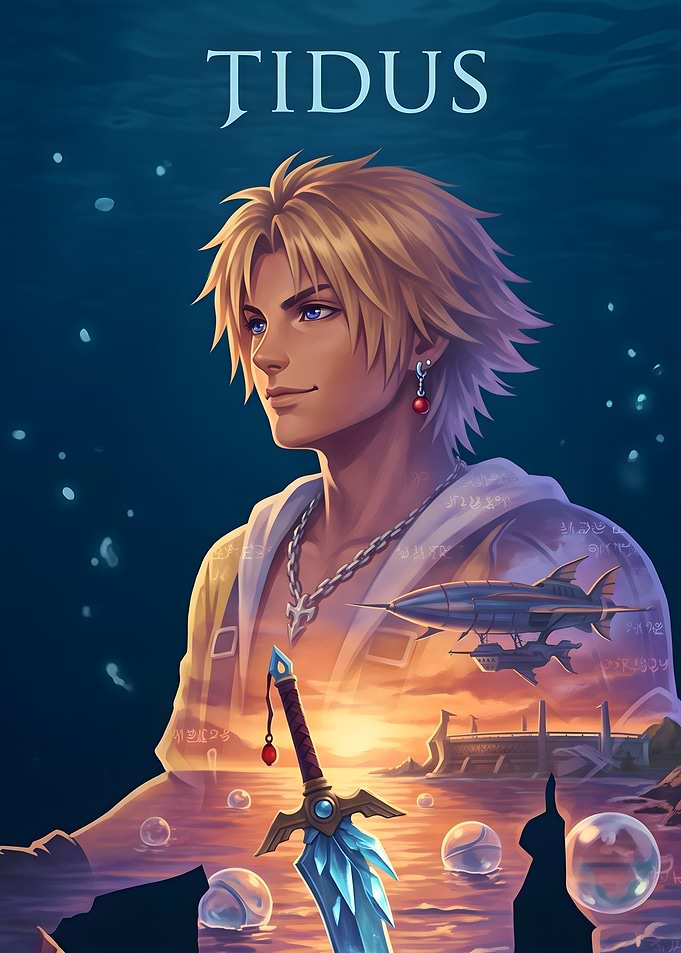 Tidus Final Fantasy X Digital Art
