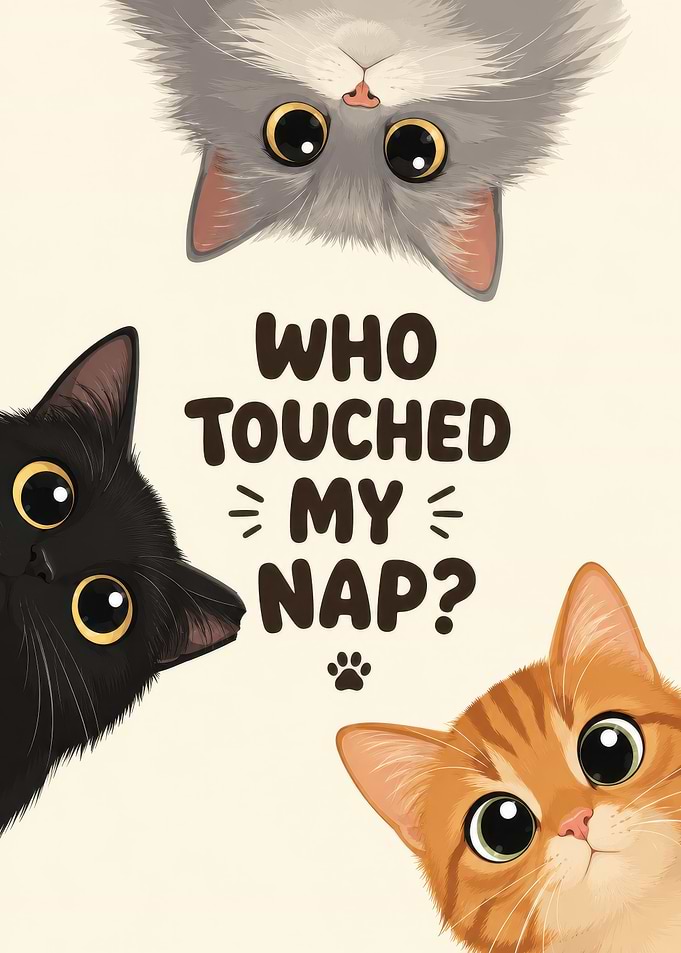 Who Touched My Nap Cat