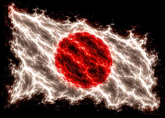 Fiery Flag of Japan