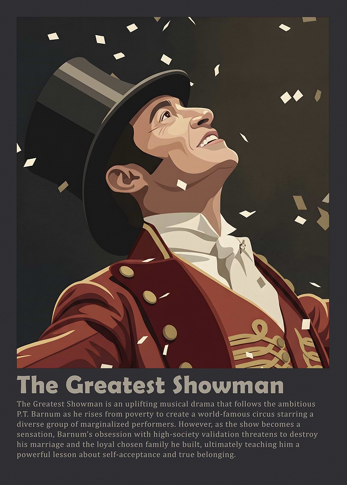 The Greatest Showman Minimalist Poster