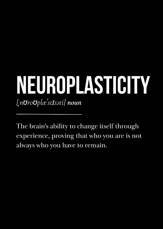 Neuroplasticity Definition Inspirational Poster