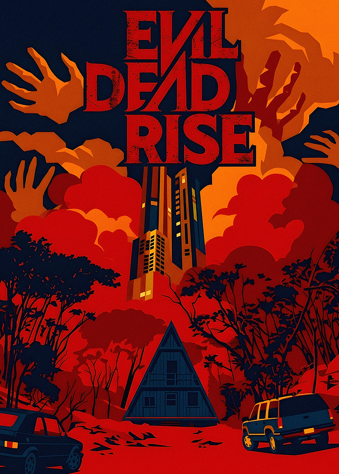 Evil Dead Rise Movie Poster Art