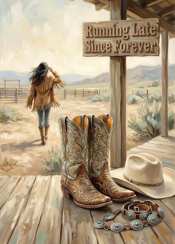 Running Late Since Forever Western Scene