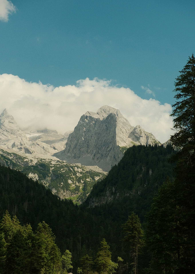 Majestic Alpine Mountain Peak