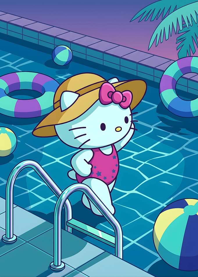 Hello Kitty Summer Pool Party