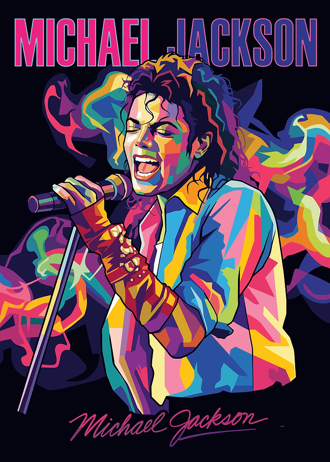 Michael Jackson Pop Art Portrait