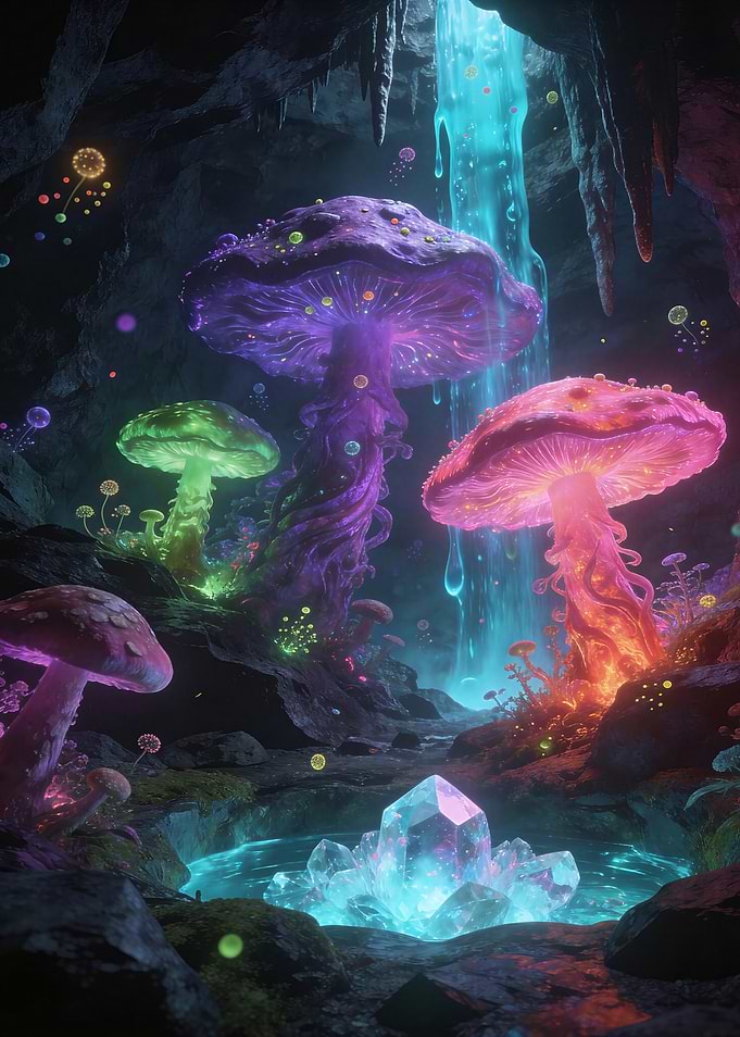 Fluorescent Depths