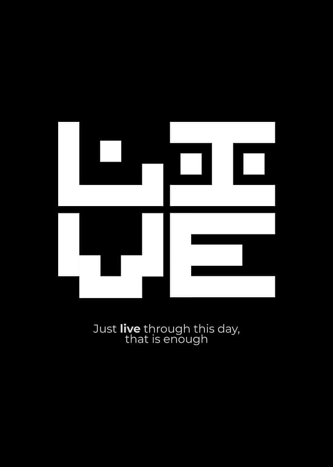 Just live through this day Poster