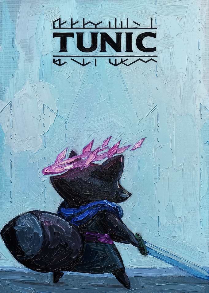 Tunic Game Fan Art Painting