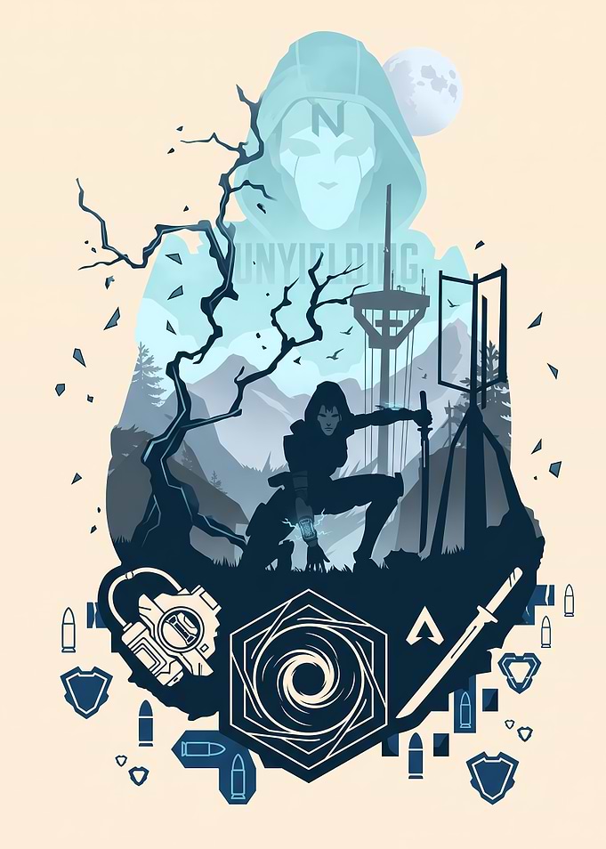 Apex Legends Ash Minimalist Poster
