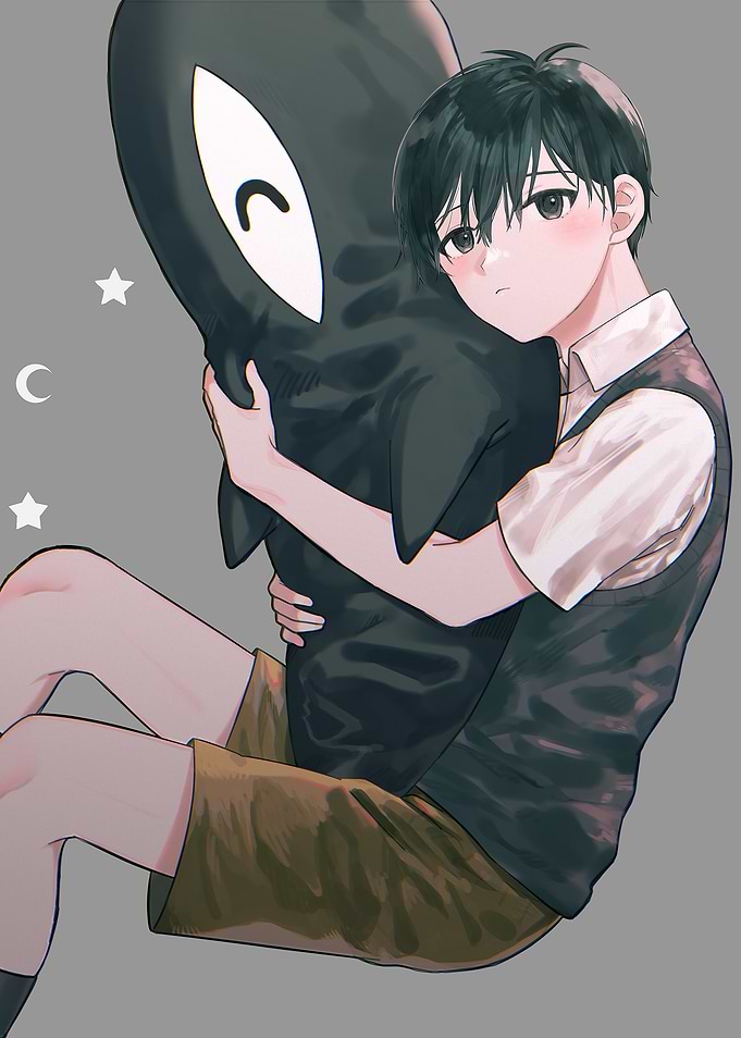 Omori Hugging Something