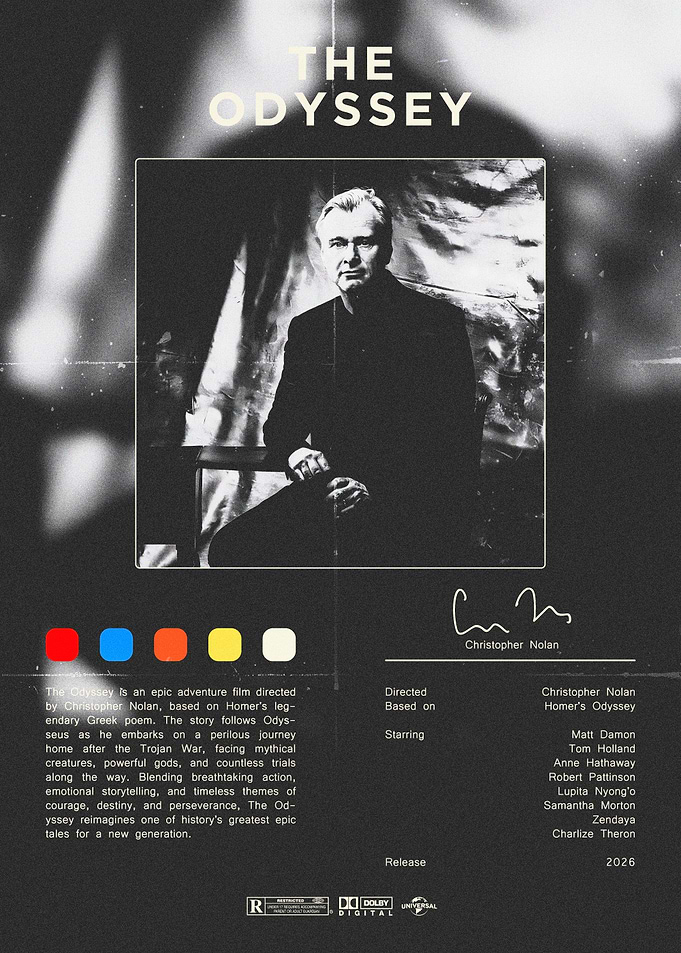 The Odyssey Christopher Nolan Movie Poster