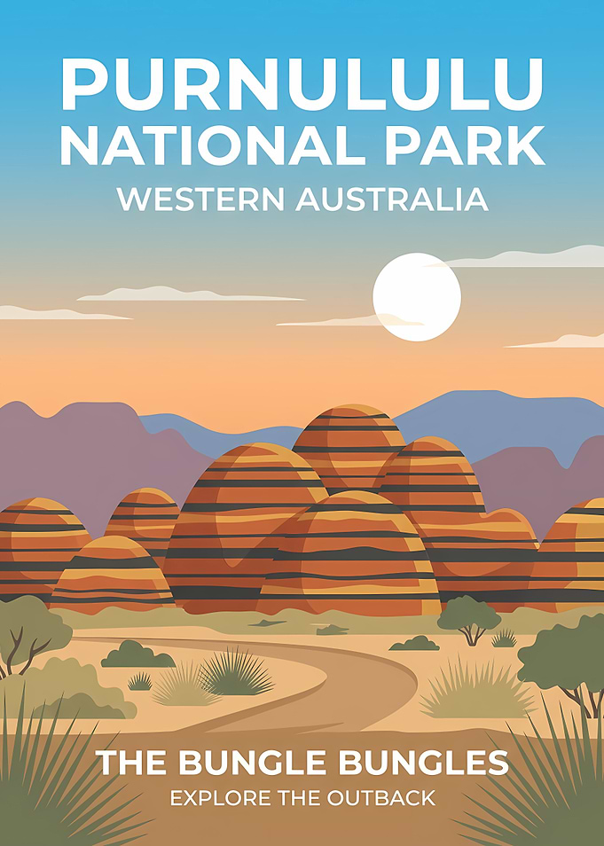 Purnululu National Park Travel Poster