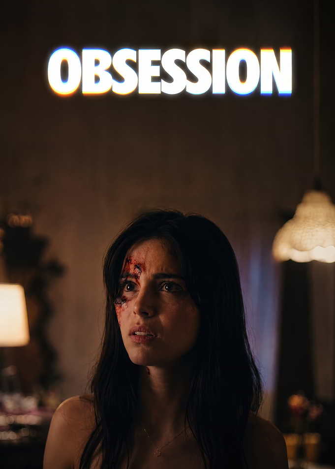 Obsession Movie Poster Featuring Injured Woman
