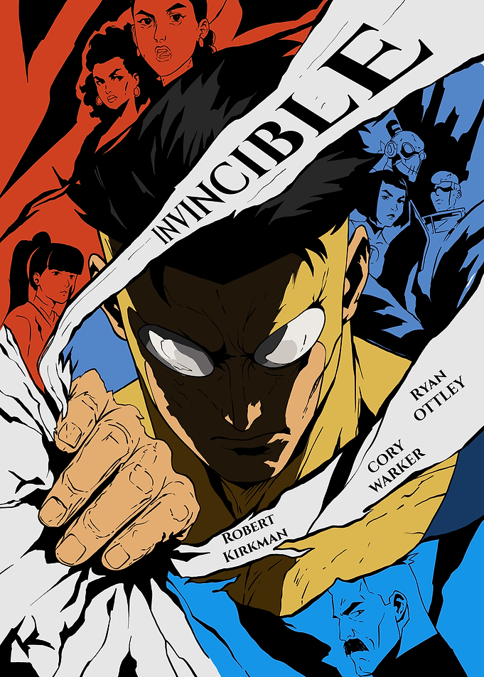 Invincible Comic Book Cover Art