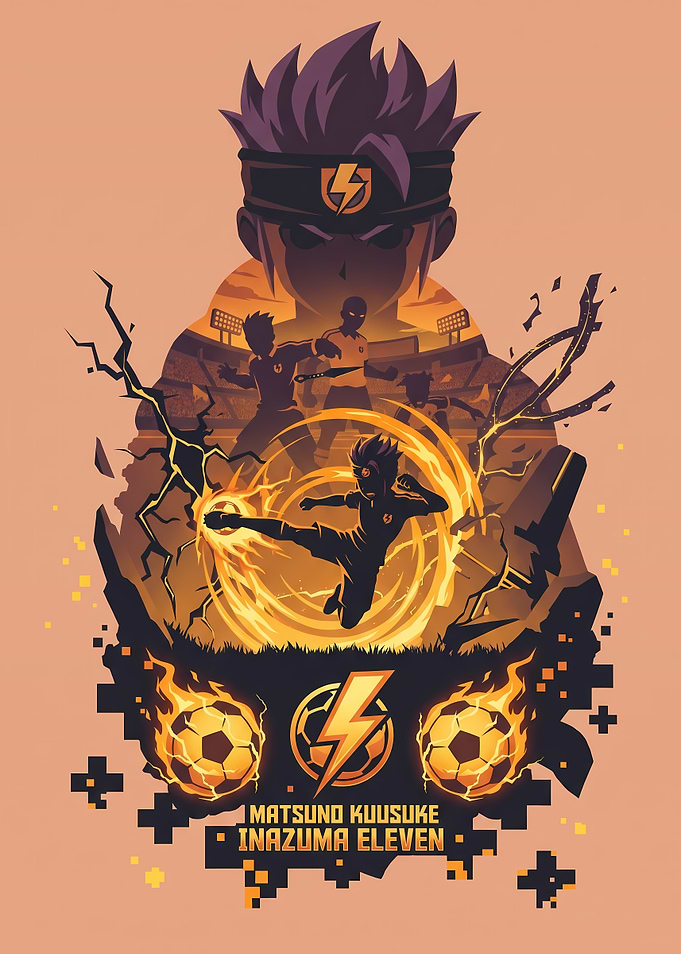 Inazuma Eleven Matsuno Kuusuke Poster