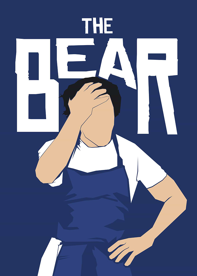 The Bear Minimalist Poster