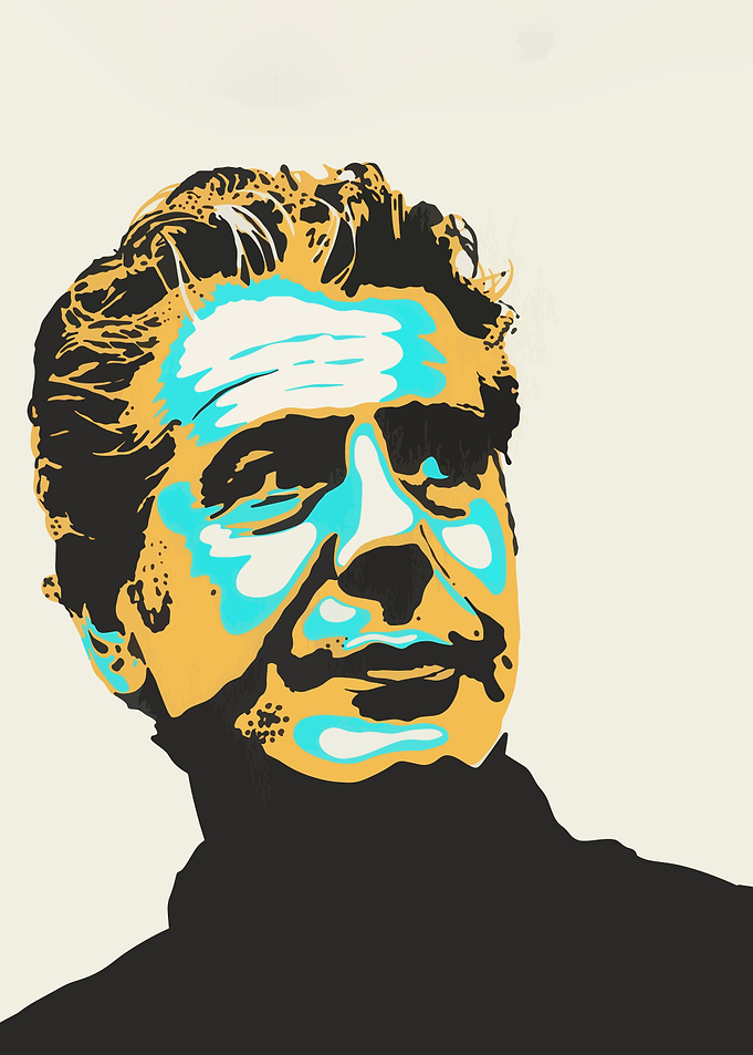 Anthony Bourdain Pop Art Portrait