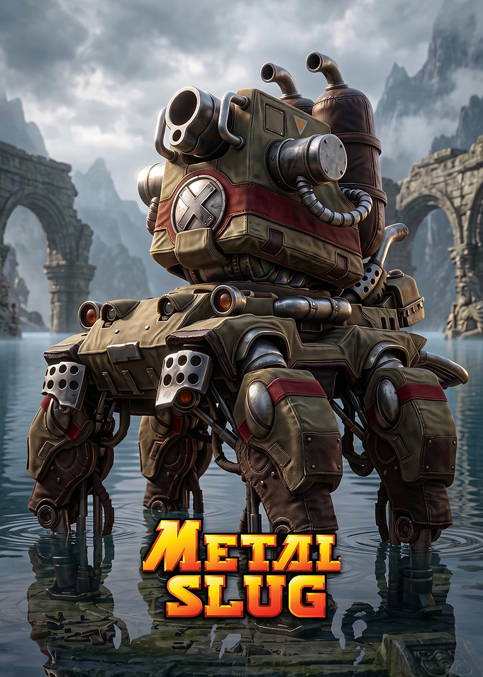 Metal Slug Tank in Water