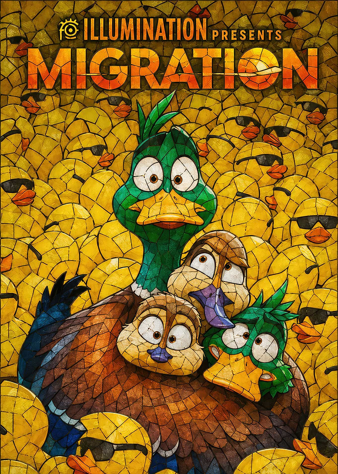 Illumination Migration Movie Poster Mosaic