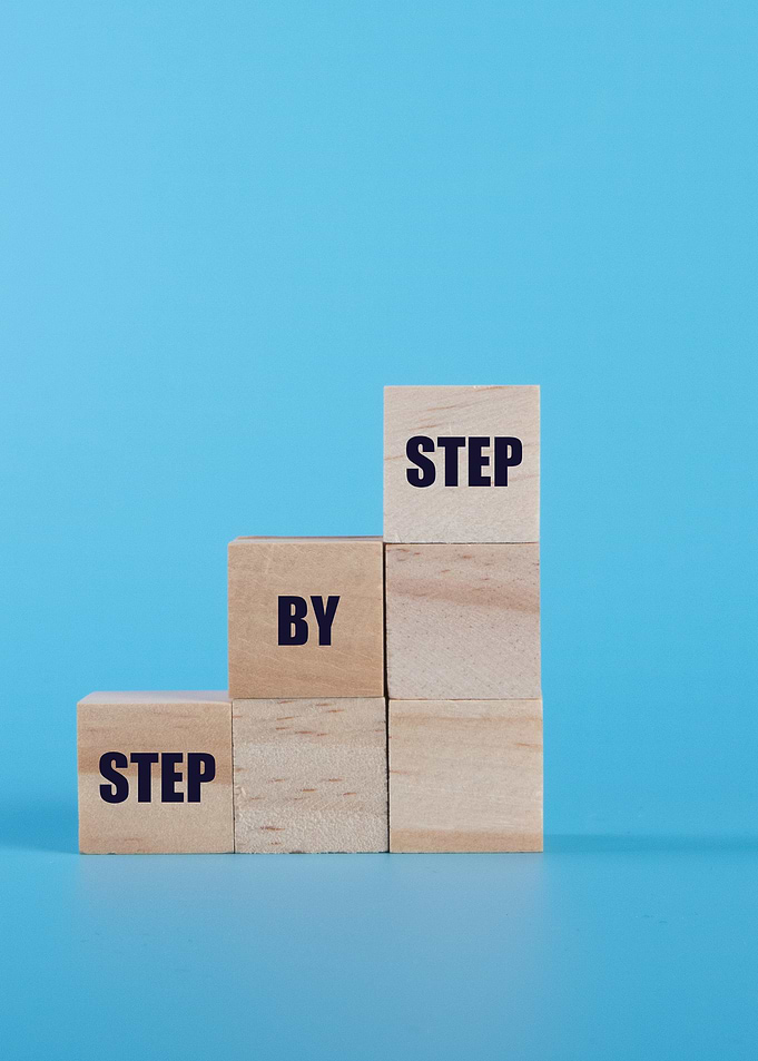 Step by Step Wooden Blocks