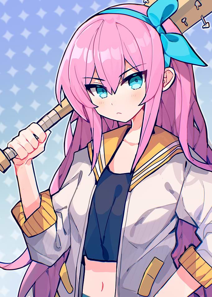 Aubrey from OMORI with Baseball Bat